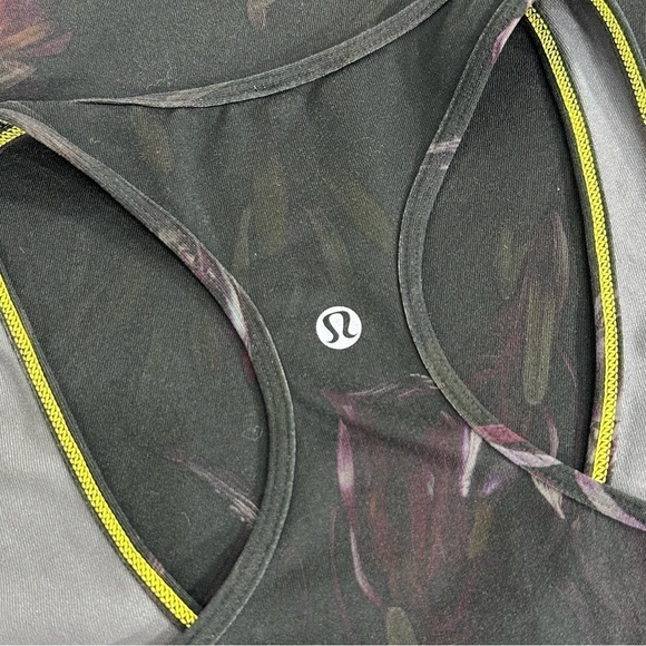 Lululemon athletic top floral size 6 - Picture 3 of 5